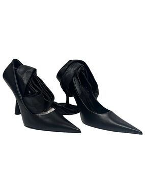 Balenciaga Black Pointed-Toe Stiletto Pumps